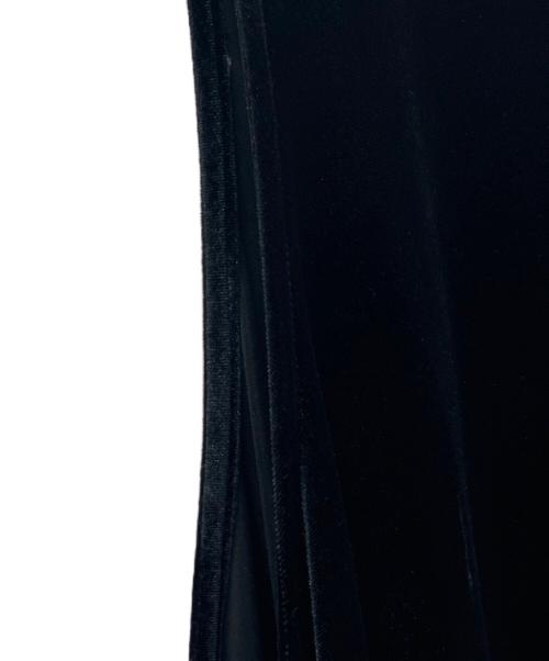 foufou（フーフー）foufou (フーフー) ノースリーブベロアワンピース ブラック サイズ:1の古着・服飾アイテム