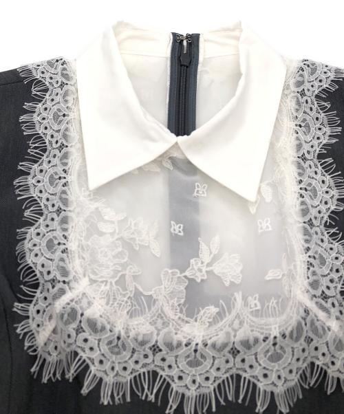 eimy istoire（エイミーイストワール）eimy istoire (エイミーイストワール) MARIEE MINI DRESS グレー サイズ:SIZE 36の古着・服飾アイテム