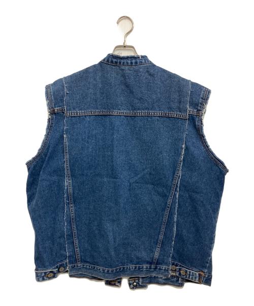 QUIITO（キイト）QUIITO (キイト) RANDOM VEST インディゴ サイズ:Freeの古着・服飾アイテム
