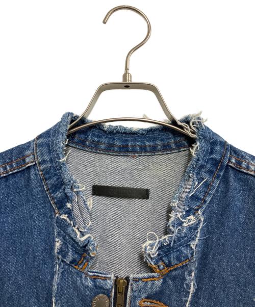QUIITO（キイト）QUIITO (キイト) RANDOM VEST インディゴ サイズ:Freeの古着・服飾アイテム