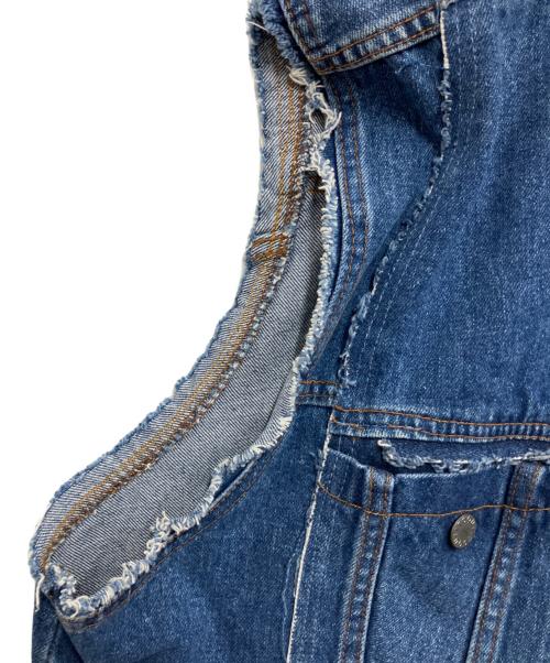 QUIITO（キイト）QUIITO (キイト) RANDOM VEST インディゴ サイズ:Freeの古着・服飾アイテム