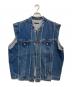 QUIITO（キイト）の古着「RANDOM VEST」｜インディゴ
