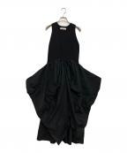 Lourenローレン）の古着「docking cocoon dress」｜ブラック