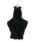 Louren（ローレン）の古着「docking cocoon dress」｜ブラック