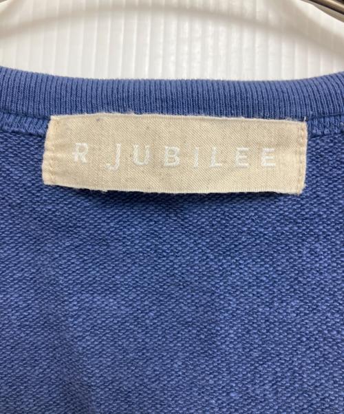 R JUBILEE（アールジュビリー）R JUBILEE (アールジュビリー) AP STUDIO (エーピーストゥディオ) ハーフスリーブスウェット ブルー サイズ:Lの古着・服飾アイテム
