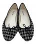 repetto (レペット) ツイードバレエシューズ/51244-1-60790 ブラック×グレー サイズ:38：12000円