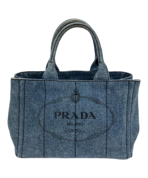 PRADA（プラダ）PRADA (プラダ) トートバッグ インディゴの古着・服飾アイテム