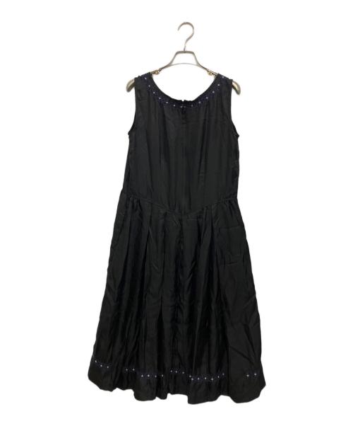 COMME des GARCONS COMME des GARCONS（コムデギャルソン コムデギャルソン）COMME des GARCONS COMME des GARCONS (コムデギャルソン コムデギャルソン) Jupe by Jackie (ジュップバイジャッキー) ノースリーブワンピース ブラック サイズ:Mの古着・服飾アイテム