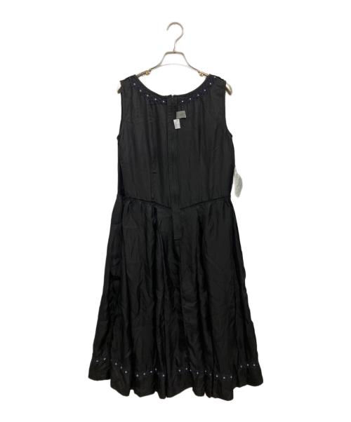 COMME des GARCONS COMME des GARCONS（コムデギャルソン コムデギャルソン）COMME des GARCONS COMME des GARCONS (コムデギャルソン コムデギャルソン) Jupe by Jackie (ジュップバイジャッキー) ノースリーブワンピース ブラック サイズ:Mの古着・服飾アイテム