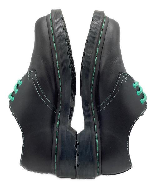 Dr.Martens（ドクターマーチン）Dr.Martens (ドクターマーチン) グリーンステッチ3ホールシューズ ブラック サイズ:us7の古着・服飾アイテム
