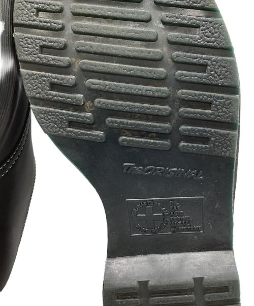 Dr.Martens（ドクターマーチン）Dr.Martens (ドクターマーチン) グリーンステッチ3ホールシューズ ブラック サイズ:us7の古着・服飾アイテム