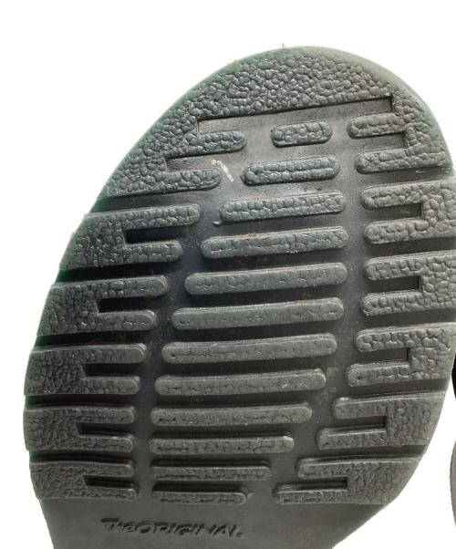 Dr.Martens（ドクターマーチン）Dr.Martens (ドクターマーチン) グリーンステッチ3ホールシューズ ブラック サイズ:us7の古着・服飾アイテム
