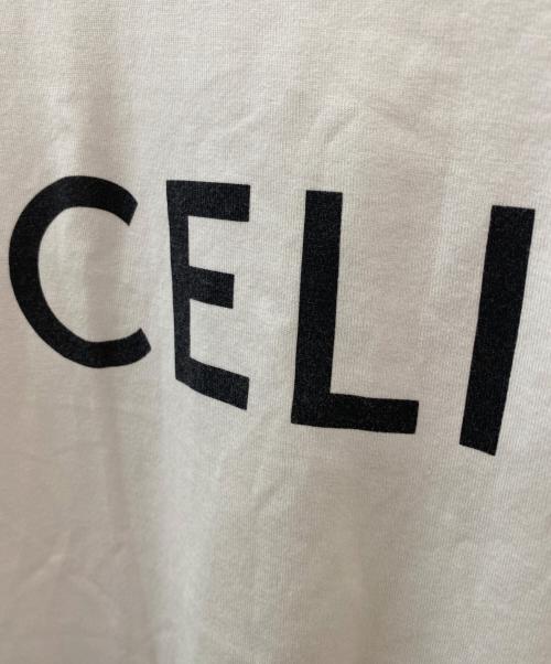 CELINE（セリーヌ）CELINE (セリーヌ) ロゴTシャツ ホワイト サイズ:Mの古着・服飾アイテム