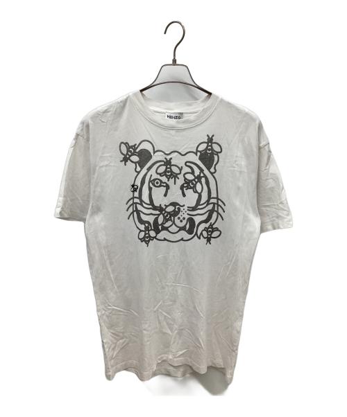 KENZO（ケンゾー）KENZO (ケンゾー) Bee A Tiger Tシャツ ホワイト サイズ:Mの古着・服飾アイテム