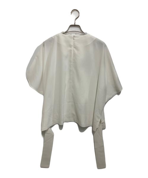 ADORE（アドーア）ADORE (アドーア) ドライタッチジョーゼットブラウス ホワイト サイズ:38の古着・服飾アイテム