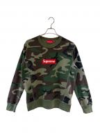 SUPREMEシュプリーム）の古着「Box Logo Crewneck "Woodland Camo"15AW」｜カーキ