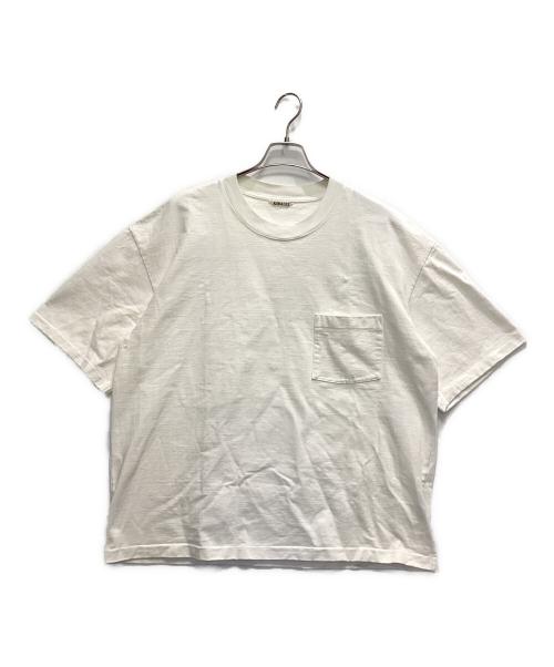 AURALEE（オーラリー）AURALEE (オーラリー) HEAVY WEIGHT TEE ホワイト サイズ:5の古着・服飾アイテム