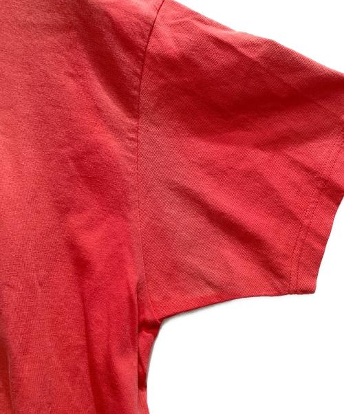 oasis（オアシス）oasis (オアシス) ボックスロゴTシャツ レッド サイズ:XLの古着・服飾アイテム