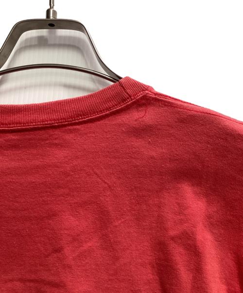 oasis（オアシス）oasis (オアシス) ボックスロゴTシャツ レッド サイズ:XLの古着・服飾アイテム