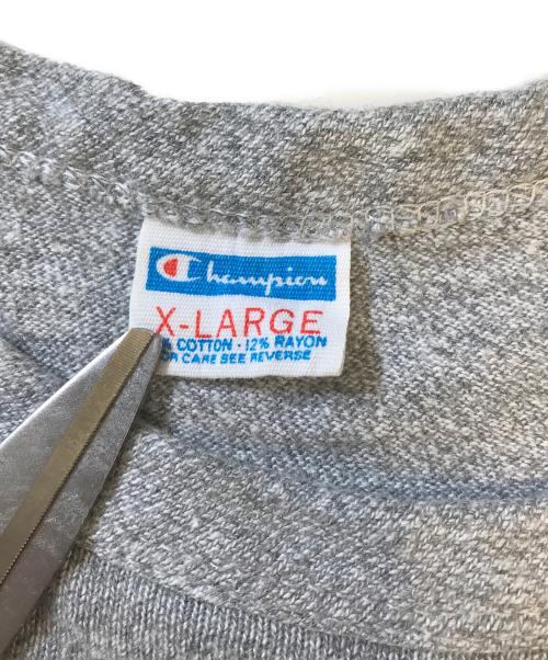 Champion（チャンピオン）Champion (チャンピオン) ブランクTシャツ グレー サイズ:XLの古着・服飾アイテム