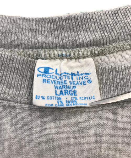 Champion（チャンピオン）Champion (チャンピオン) 70'S Coralville Police リバェッースウィーブスウェット グレー サイズ:Lの古着・服飾アイテム