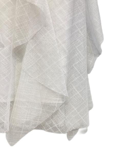 CELFORD（セルフォード）CELFORD (セルフォード) ラッフルスカートニットドッキングワンピ ブラック サイズ:38の古着・服飾アイテム