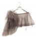 Chika Kisada（チカ キサダ）の古着「チュールエプロン Tulle Apron」｜ブラウン