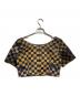 Chika Kisada (チカ キサダ) ビスチェブラウス/Bustier blouse ブラック×イエロー サイズ:3：7000円