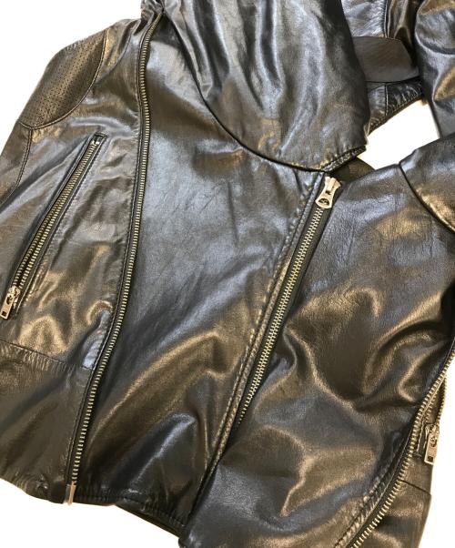 L.G.B（ルグランブルー）L.G.B (ルグランブルー) レザーベスト ブラック サイズ:SIZE0の古着・服飾アイテム