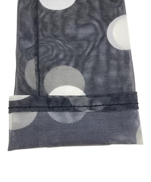 DRIES VAN NOTEN（ドリスヴァンノッテン）DRIES VAN NOTEN (ドリスヴァンノッテン) ドットメッシュロンググローブ ブラックの古着・服飾アイテム