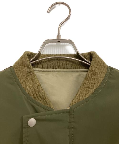 ESS（イーエスエス）ESS (イーエスエス) REVERSIBLE FLIGHT BOMBER JACKET オリーブ サイズ:4の古着・服飾アイテム