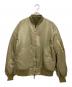 ESS（イーエスエス）の古着「REVERSIBLE FLIGHT BOMBER JACKET」｜オリーブ