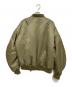 ESS (イーエスエス) REVERSIBLE FLIGHT BOMBER JACKET オリーブ サイズ:4：10000円