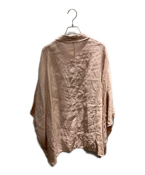journal standard luxe（ジャーナルスタンダード ラックス）journal standard luxe (ジャーナルスタンダード ラックス) リネンキャンバスバルーンシャツ 半袖シャツ ピンク サイズ:Freeの古着・服飾アイテム