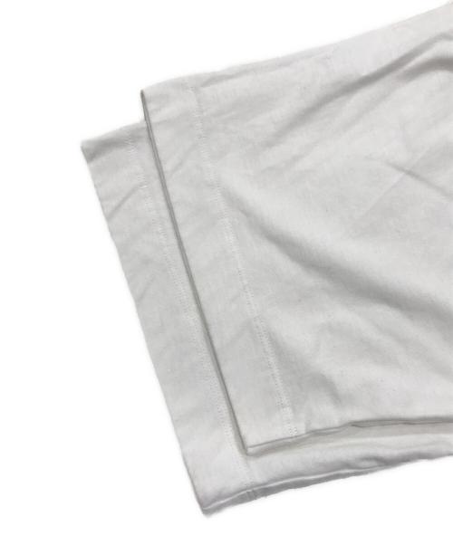 MM6 Maison Margiela（エムエムシックスメゾンマルジェラ）MM6 Maison Margiela (エムエムシックスメゾンマルジェラ) 変形ビッグシルエットTシャツワンピース ホワイト サイズ:Sの古着・服飾アイテム
