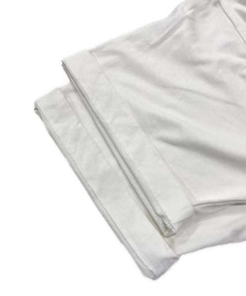 MM6 Maison Margiela（エムエムシックスメゾンマルジェラ）MM6 Maison Margiela (エムエムシックスメゾンマルジェラ) 変形ビッグシルエットTシャツワンピース ホワイト サイズ:Sの古着・服飾アイテム