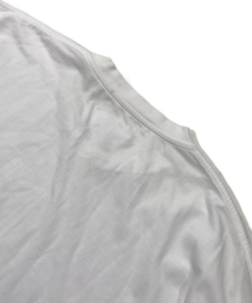 MM6 Maison Margiela（エムエムシックスメゾンマルジェラ）MM6 Maison Margiela (エムエムシックスメゾンマルジェラ) 変形ビッグシルエットTシャツワンピース ホワイト サイズ:Sの古着・服飾アイテム
