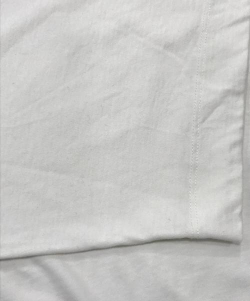 MM6 Maison Margiela（エムエムシックスメゾンマルジェラ）MM6 Maison Margiela (エムエムシックスメゾンマルジェラ) 変形ビッグシルエットTシャツワンピース ホワイト サイズ:Sの古着・服飾アイテム