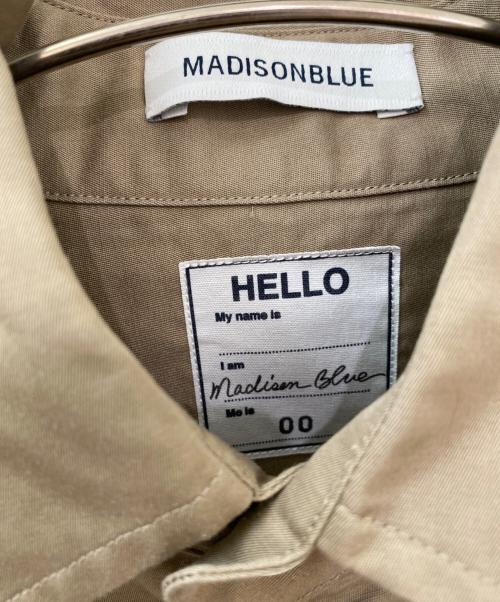 MADISON BLUE（マディソンブルー）MADISON BLUE (マディソンブルー) J.BRADLEY CUFF SH C/LI/S ブラウン サイズ:00（XS）の古着・服飾アイテム