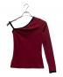 courreges (クレージュ) ワンショルダーカットソー ボルドー サイズ:S：5000円
