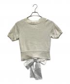 eimy istoireエイミーイストワール）の古着「EIMY RIBBON KNIT」｜ホワイト
