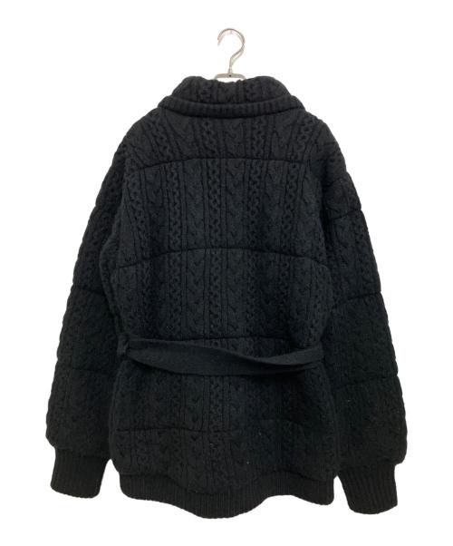 ANDMARY（アンドマリー）ANDMARY (アンドマリー) quilting knit shape jacket ブラック サイズ:FREEの古着・服飾アイテム