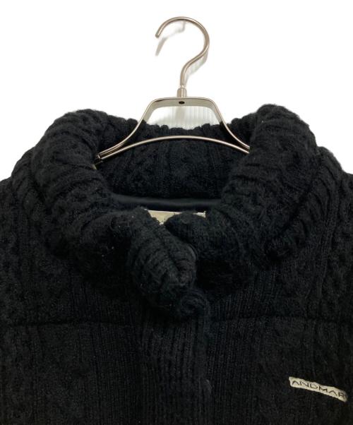 ANDMARY（アンドマリー）ANDMARY (アンドマリー) quilting knit shape jacket ブラック サイズ:FREEの古着・服飾アイテム