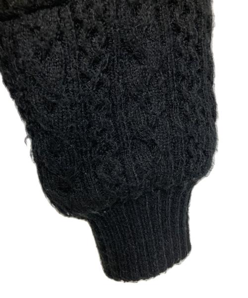 ANDMARY（アンドマリー）ANDMARY (アンドマリー) quilting knit shape jacket ブラック サイズ:FREEの古着・服飾アイテム