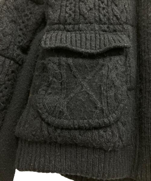 ANDMARY（アンドマリー）ANDMARY (アンドマリー) quilting knit shape jacket ブラック サイズ:FREEの古着・服飾アイテム