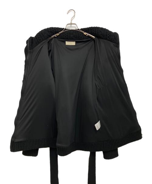 ANDMARY（アンドマリー）ANDMARY (アンドマリー) quilting knit shape jacket ブラック サイズ:FREEの古着・服飾アイテム