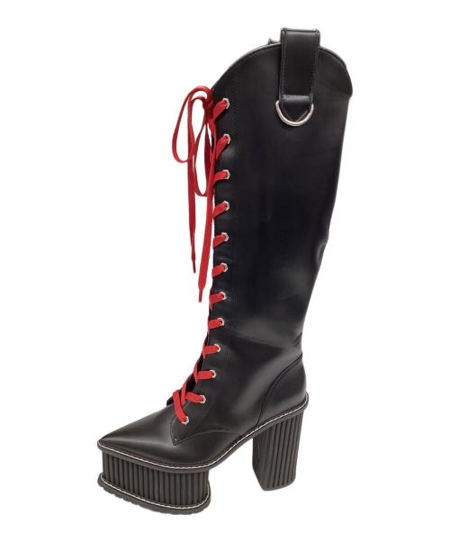PAMEO POSE（パメオポーズ）PAMEO POSE (パメオポーズ) Nina Boots ブラック サイズ:24.5の古着・服飾アイテム