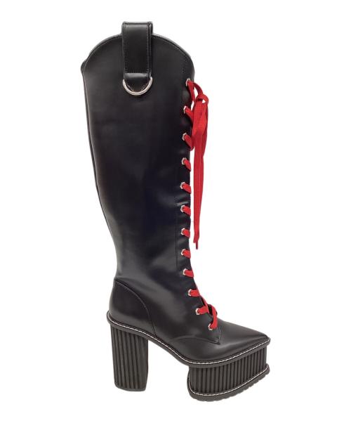 PAMEO POSE（パメオポーズ）PAMEO POSE (パメオポーズ) Nina Boots ブラック サイズ:24.5の古着・服飾アイテム