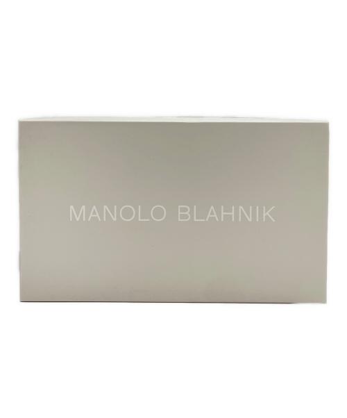 Manolo Blahnik（マノロ ブラニク）Manolo Blahnik (マノロ ブラニク) Ron Herman (ロンハーマン) 別注スリッポン ブラック×ホワイト サイズ:7の古着・服飾アイテム