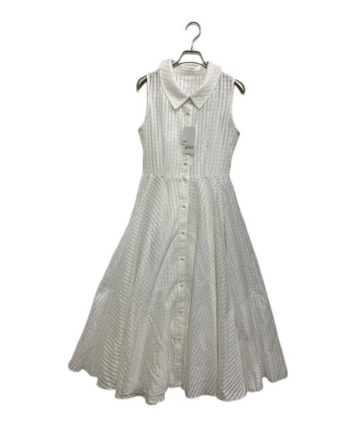 JENNE（ジェンヌ）JENNE (ジェンヌ) シアーワンピース ホワイト サイズ:Mの古着・服飾アイテム